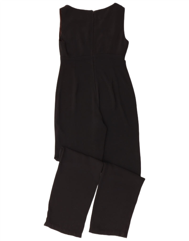 MARELLA Womens Sleeveless Jumpsuit UK 10 Small Black Polyester