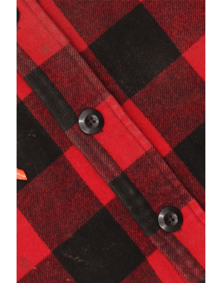 Męska koszula flanelowa Nike Lumberjack XL, czerwona bawełniana kratka