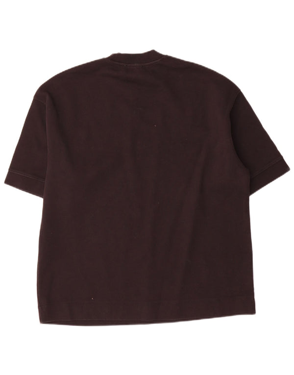 Zara Mens T-Shirt Top Small Black Cotton