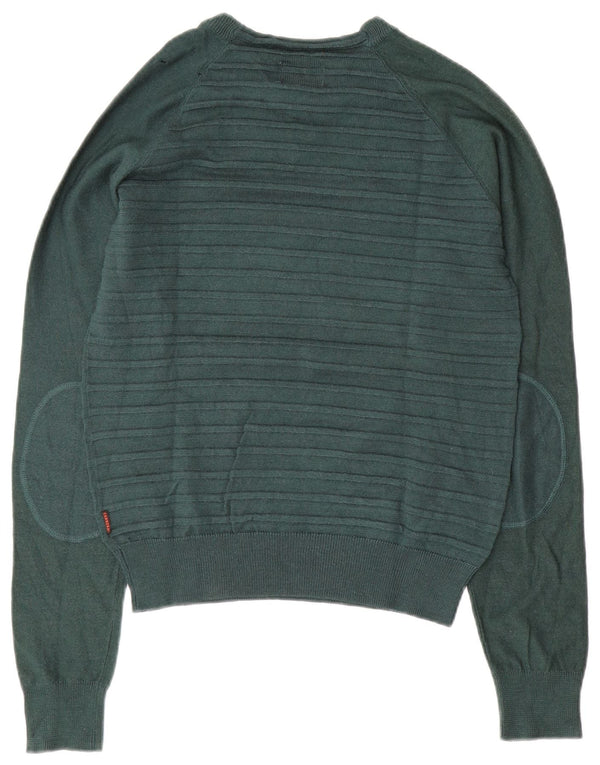 Damski sweter CARRERA z dekoltem w łódkę UK 14 w średnie zielone paski