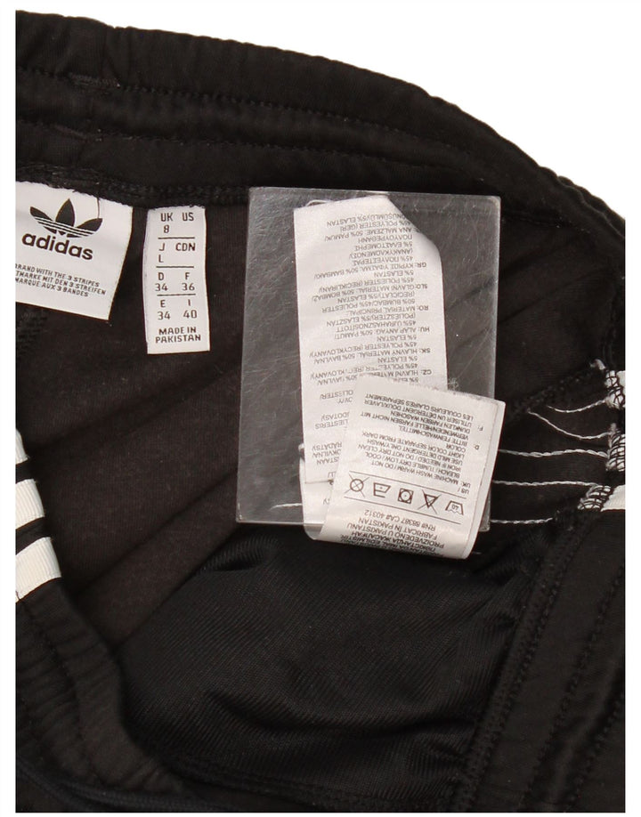 Damskie spodnie dresowe Adidas UK 8, małe, czarne, bawełniane