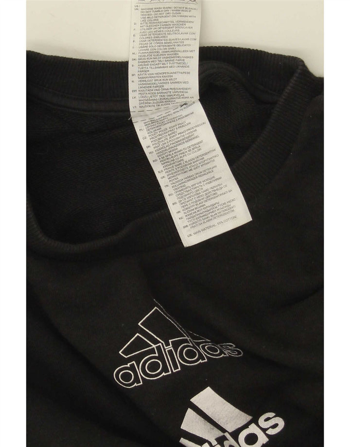 Damska bluza Adidas Graphic Oversized Sweter UK 8/10 Small Black