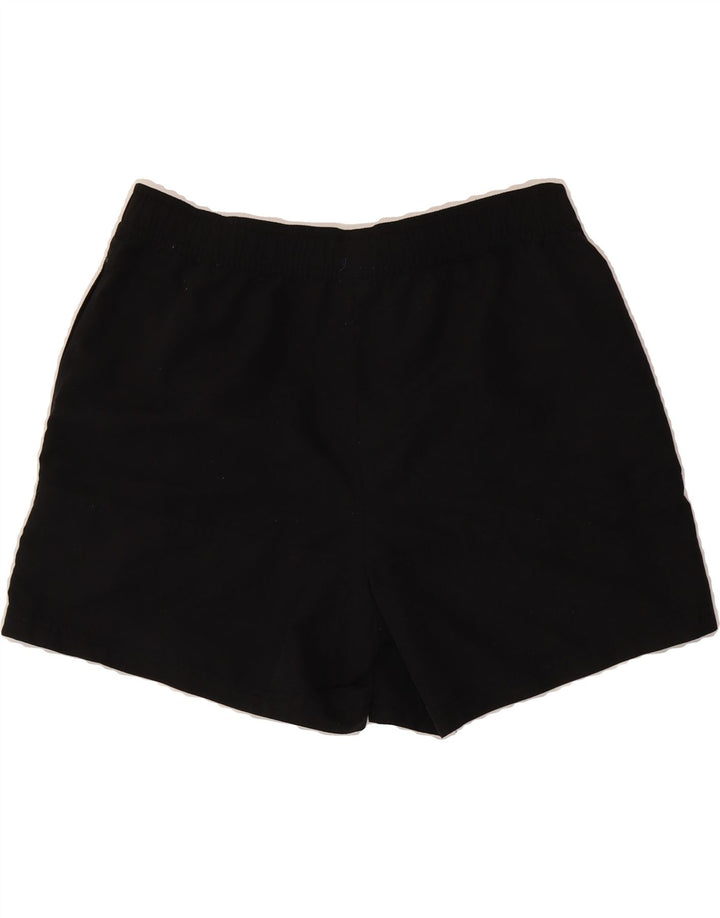 REEBOK Mens Graphic Sport Shorts Medium  Black Polyester Vintage Reebok and Second-Hand Reebok from Messina Hembry 