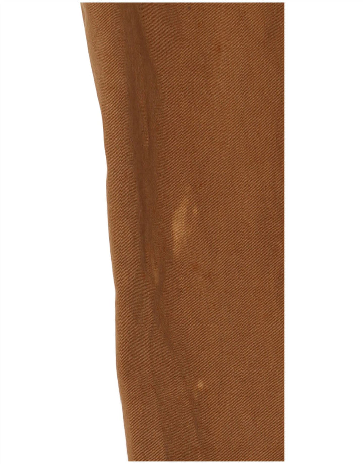 Męskie proste spodnie chino Oakley W34 L33 brązowe