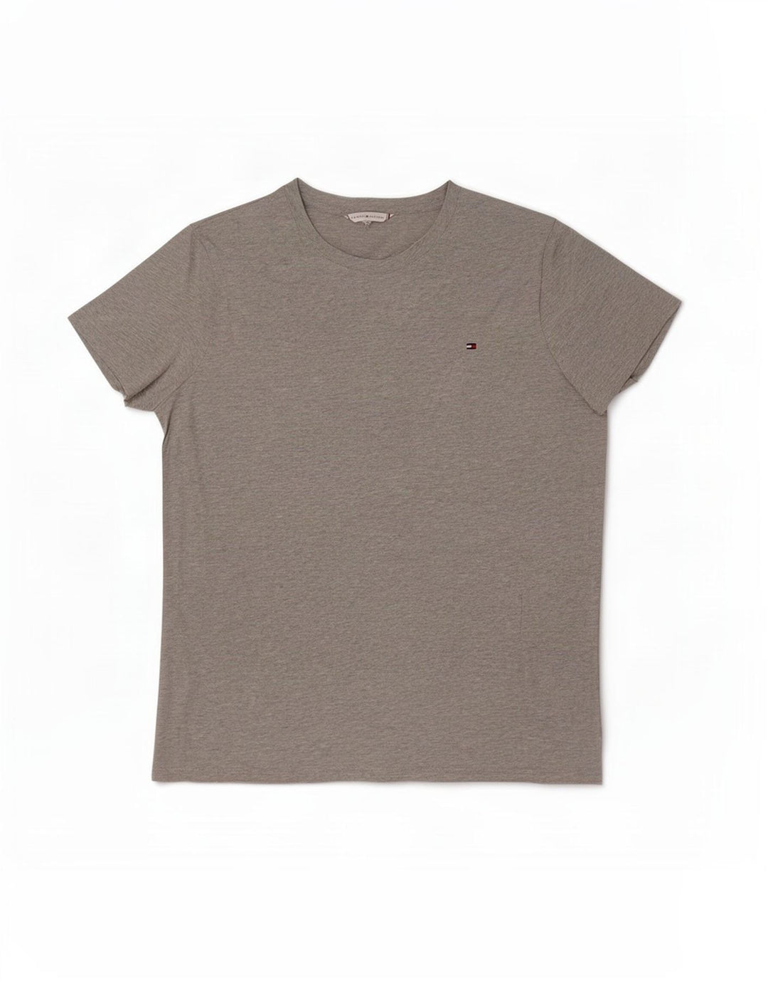 T-shirt męski Tommy Hilfiger Top średnioszary, bawełniany