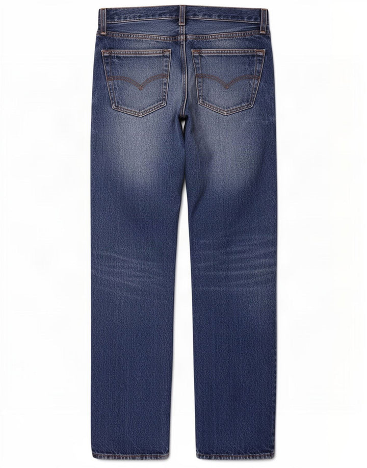 Damskie proste dżinsy Levi's W32 L30 Niebieskie bawełniane