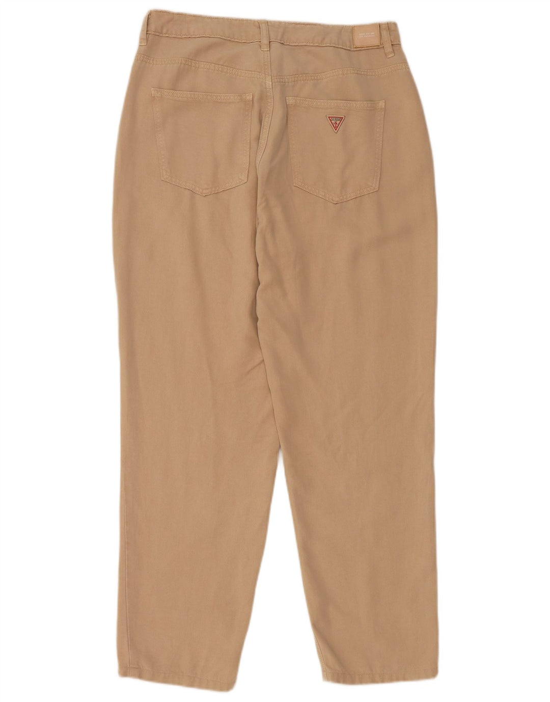 Damskie jeansy GUESS Mom Jean z wysokim stanem W29 L27 beżowe