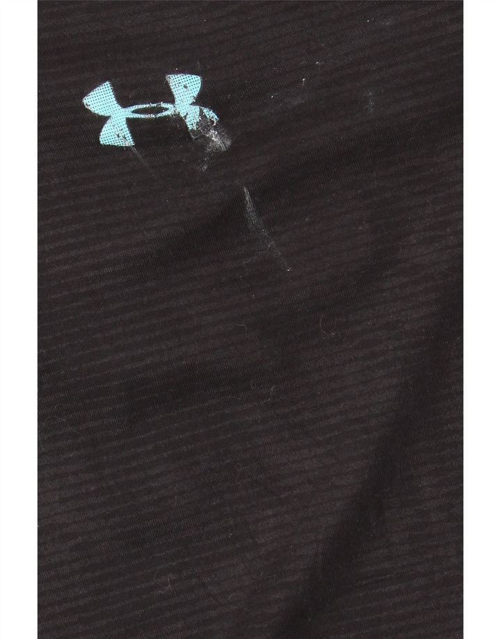 Męski dres Under Armour Heat Gear z zamkiem błyskawicznym na szyi, duży czarny