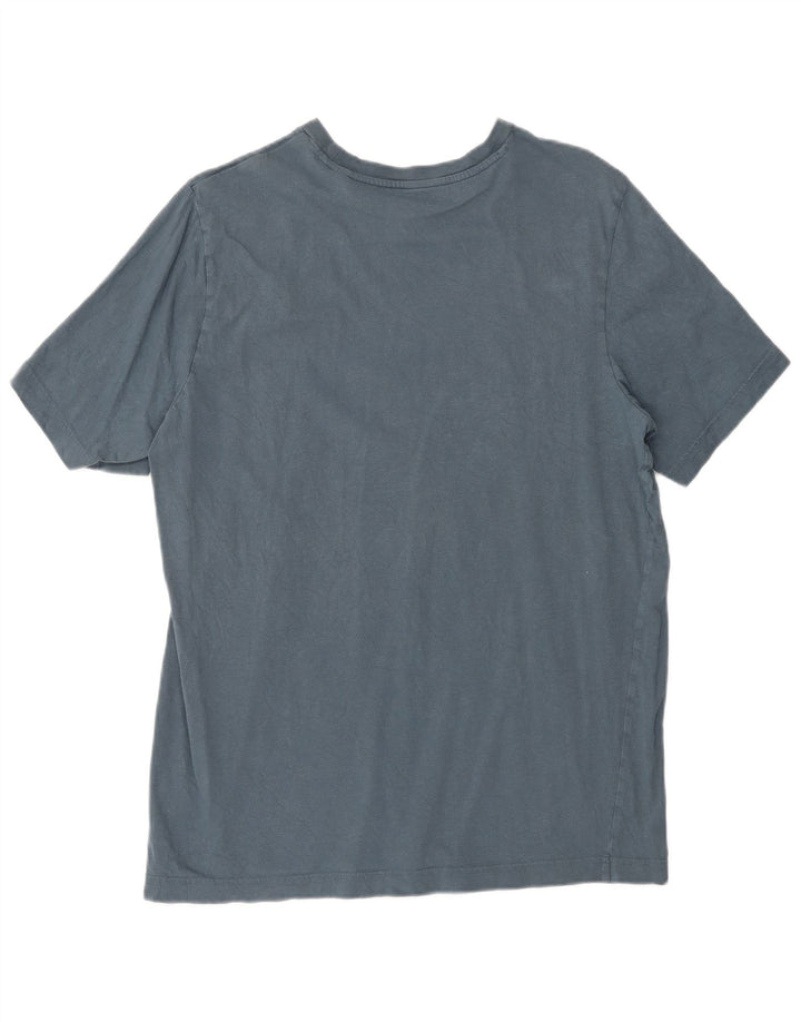Męska koszulka graficzna Adidas Top Medium Blue Cotton