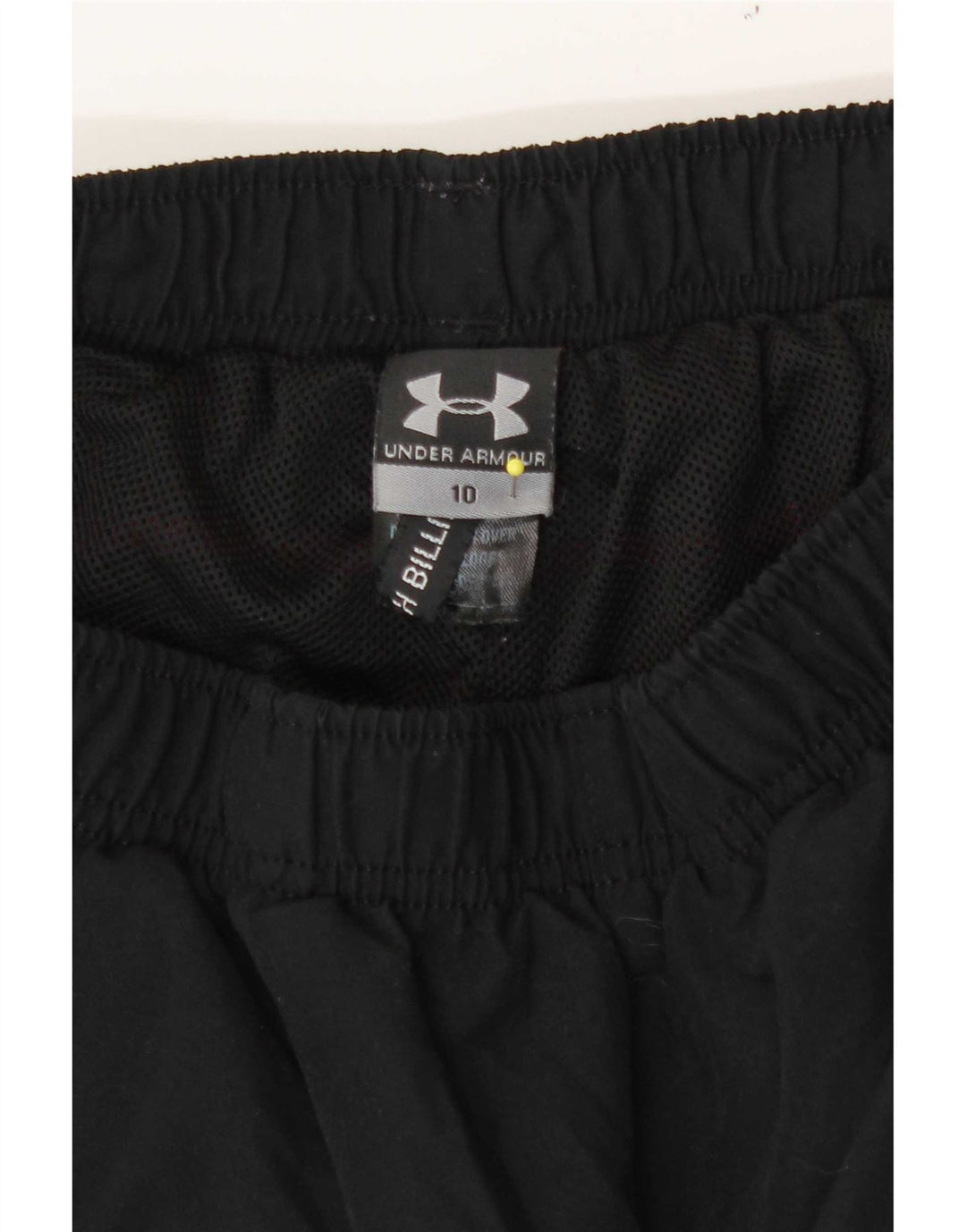 Damskie spodnie dresowe Under Armour UK 10, małe, czarne, poliestrowe