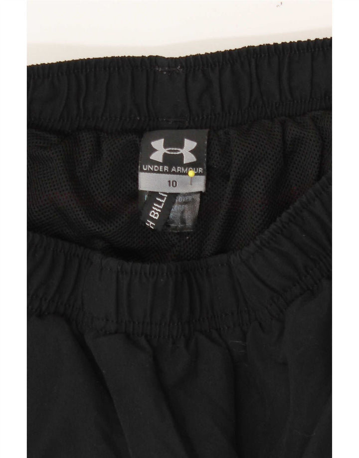 Damskie spodnie dresowe Under Armour UK 10, małe, czarne, poliestrowe