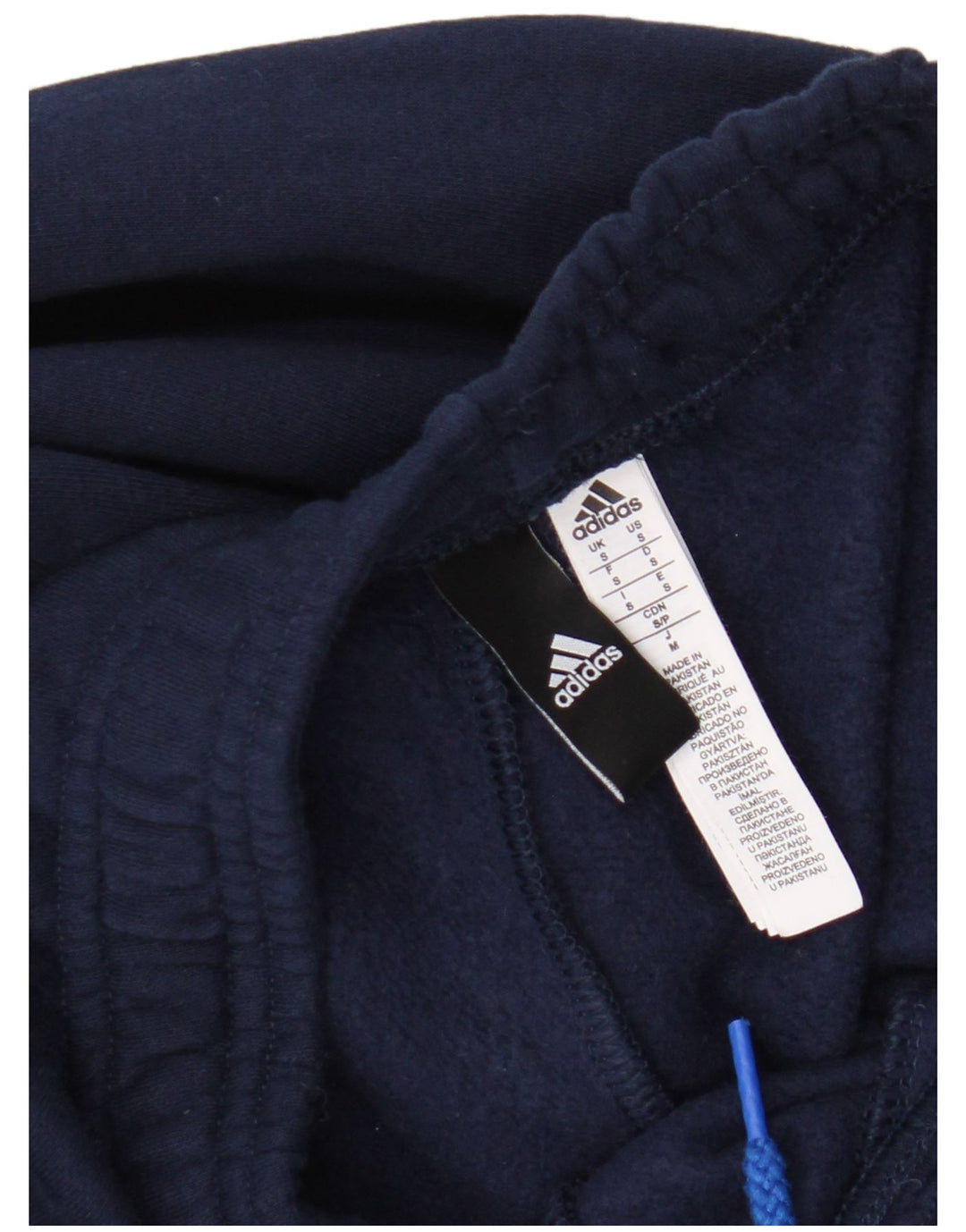 Adidas Męskie Spodnie Dresowe Joggery Małe Granatowe Bawełniane