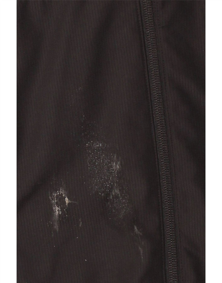 ADIDAS Mens Hooded Reversible Jacket UK 40 Large Black Polyester