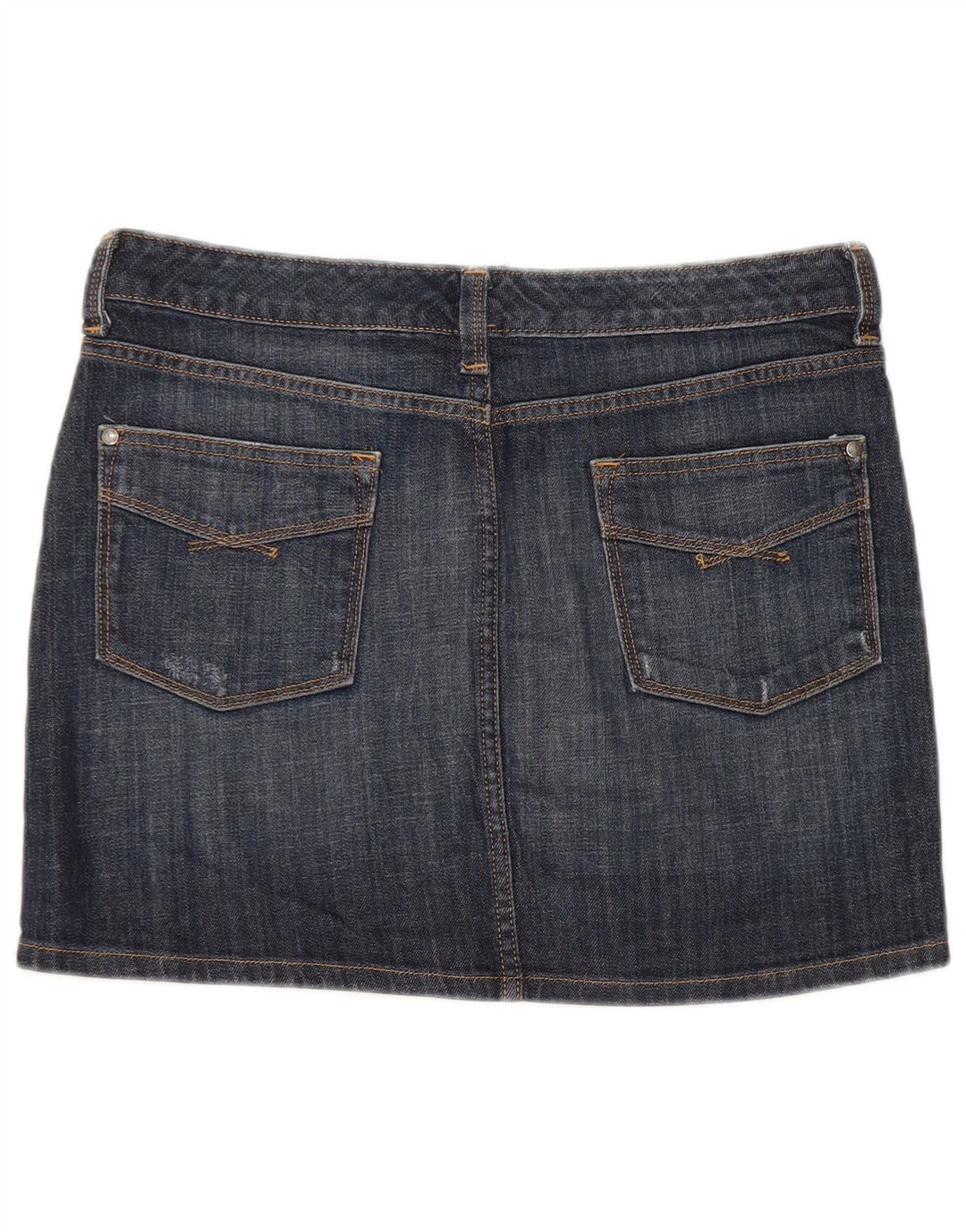 Damska mini spódniczka dżinsowa Gap UK 12 Medium W32 Granatowa bawełna