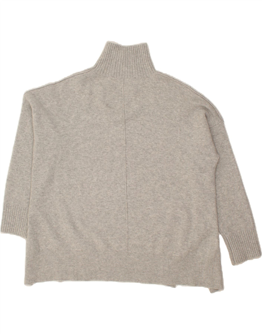 FRENCH CONNECTION Womens Roll Neck Jumper Sweater UK 14 Medium Grey Vintage French Connection and Second-Hand French Connection from Messina Hembry 