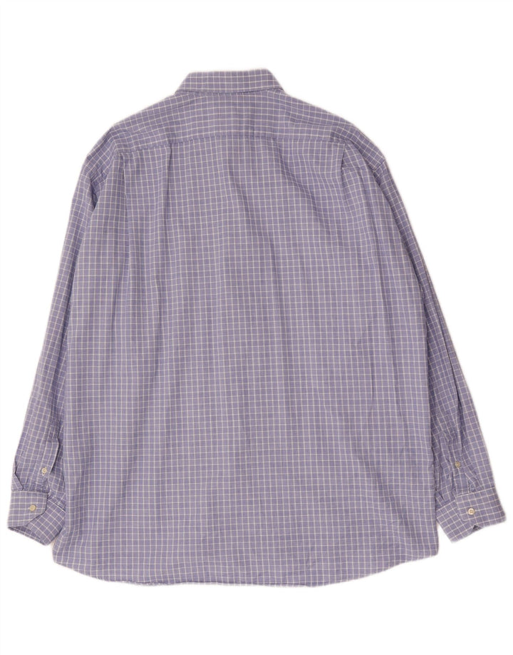Koszula męska Lacoste, rozmiar 44 XL, niebieska kratka