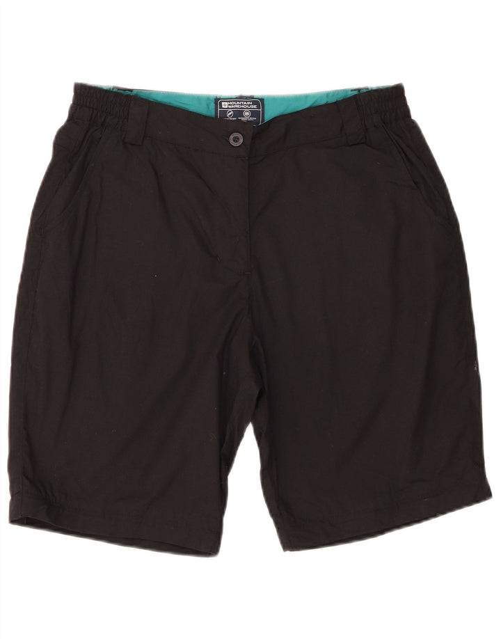 Damskie spodenki chino Mountain Warehouse UK 10 Small W28, czarny poliester