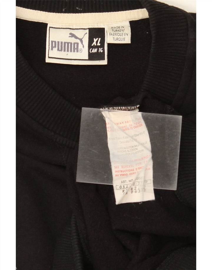 Męski sweter PUMA XL, czarny, bawełniany