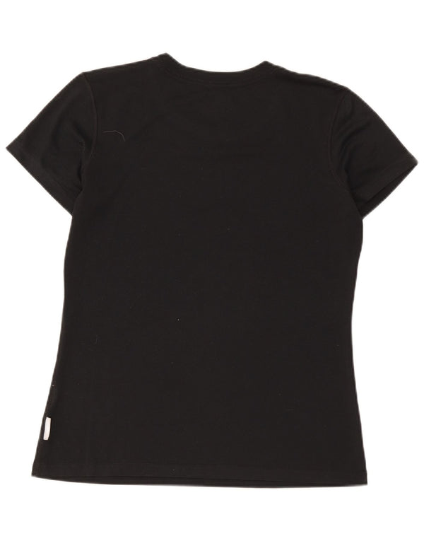Damski T-shirt Nike Dri Fit Graphic Top UK 14 Średni Czarny