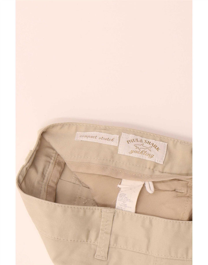 Damskie spodnie typu casual Paul & Shark Bootcut IT 44 Medium W32 L29 Beżowe