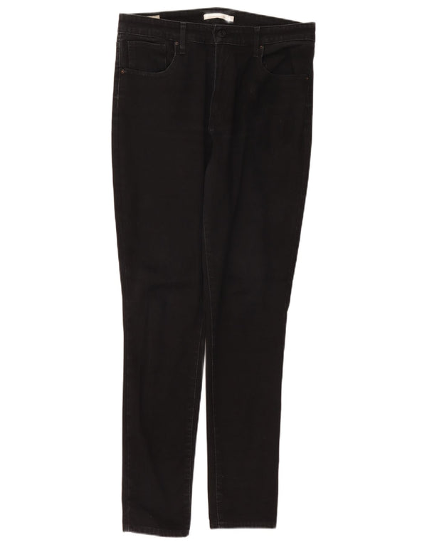 Damskie jeansy Levi's 721 z wysokim stanem W32 L30 czarne