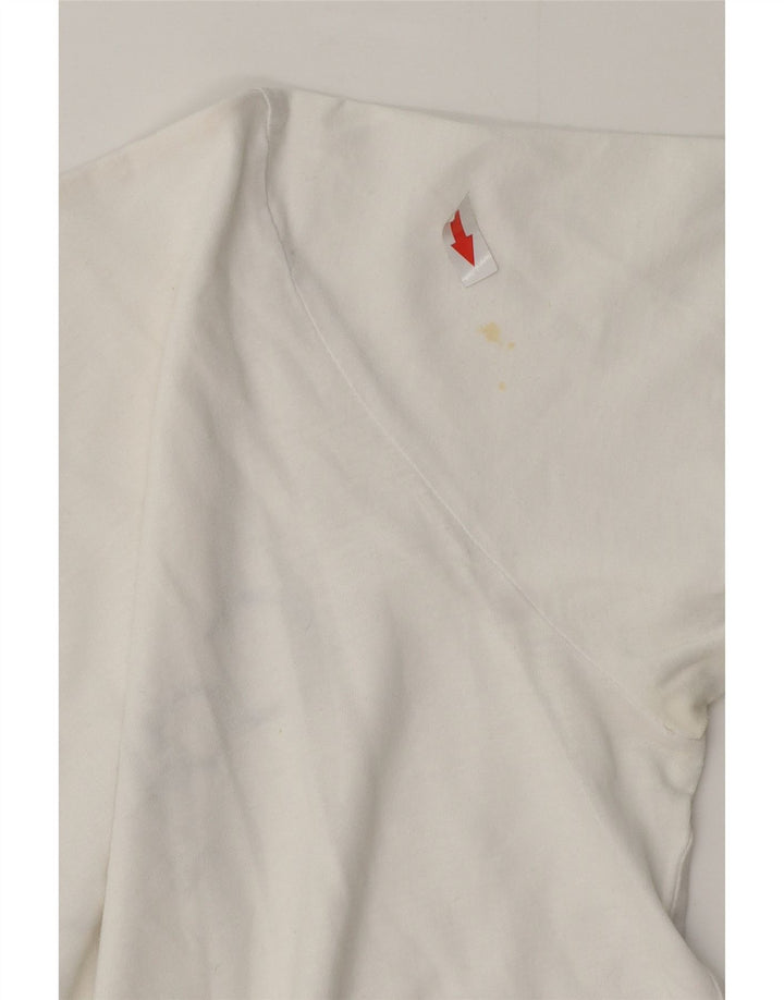 Męska koszulka z grafiką Calvin Klein Jeans, średnia, biała bawełna