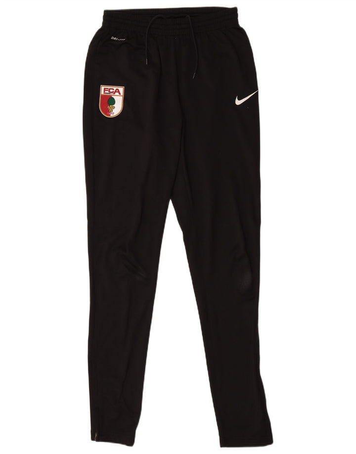 Męskie spodnie dresowe Nike FC Augsburg, małe, czarne, poliestrowe
