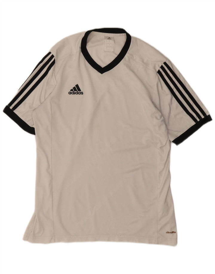 Adidas Męska koszulka Top Medium Off White Poliester Sports
