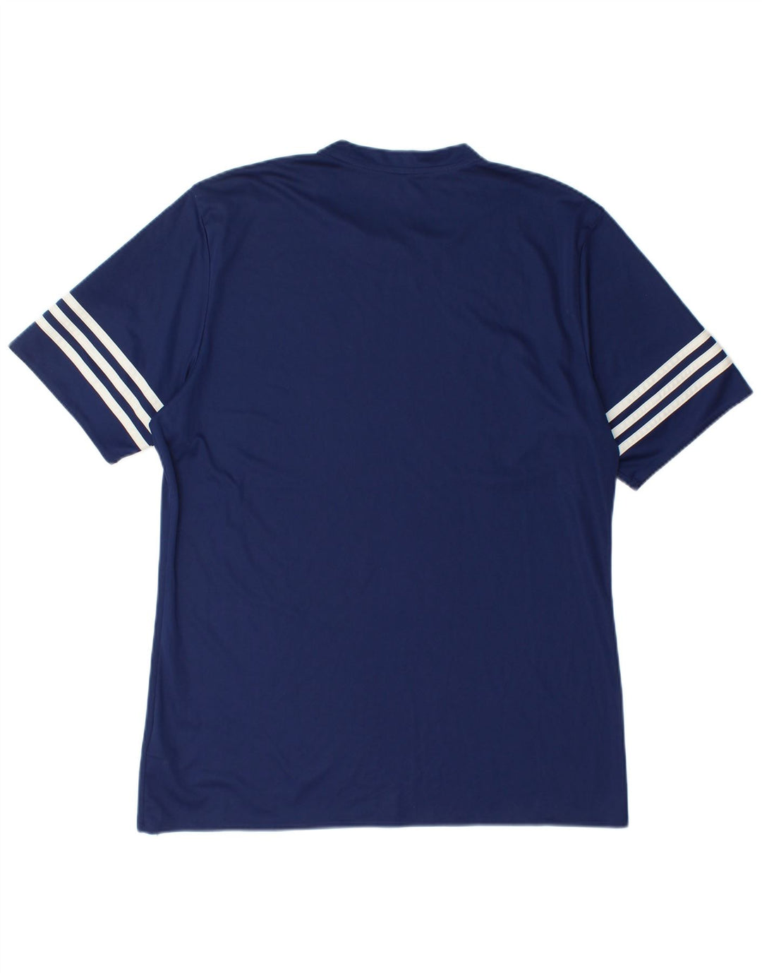 Męski T-shirt ADIDAS Climalite, duży, granatowy, poliester