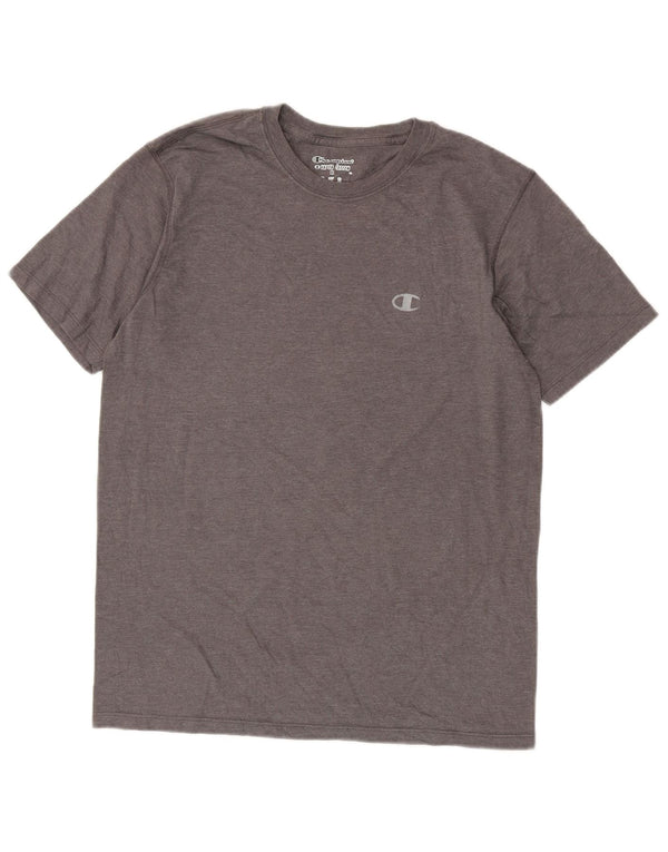Champion Mens T-Shirt Top Medium Grey