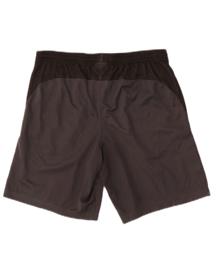 Męskie spodenki sportowe Nike Dri Fit, mały, szary poliester z blokami kolorów