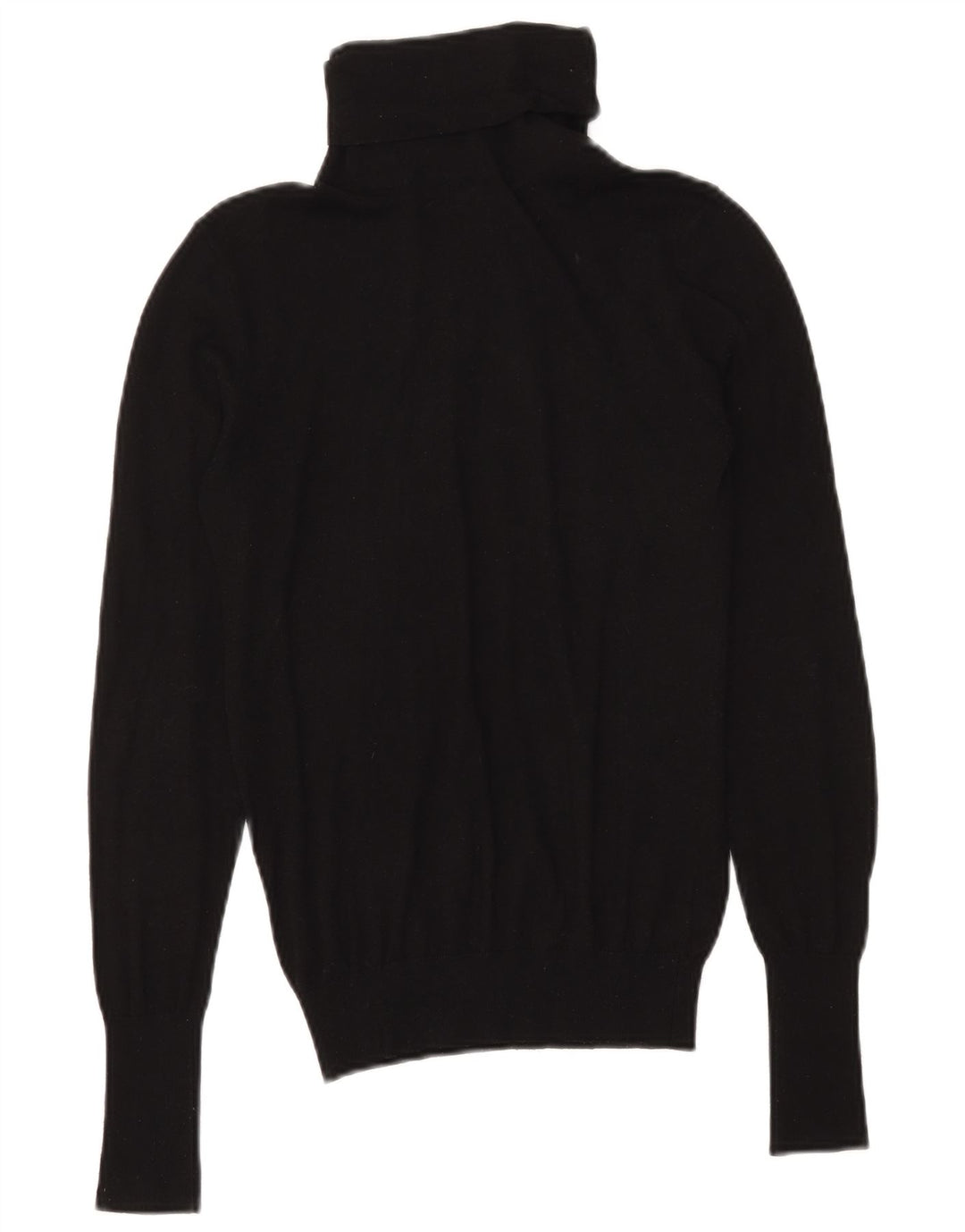Sweter damski Zara z wywijanym dekoltem UK 10, mały, czarny, modal