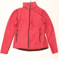 EDDIE BAUER Womens Tracksuit Top Jacket UK 14 Medium Pink Polyester Vintage Eddie Bauer and Second-Hand Eddie Bauer from Messina Hembry 