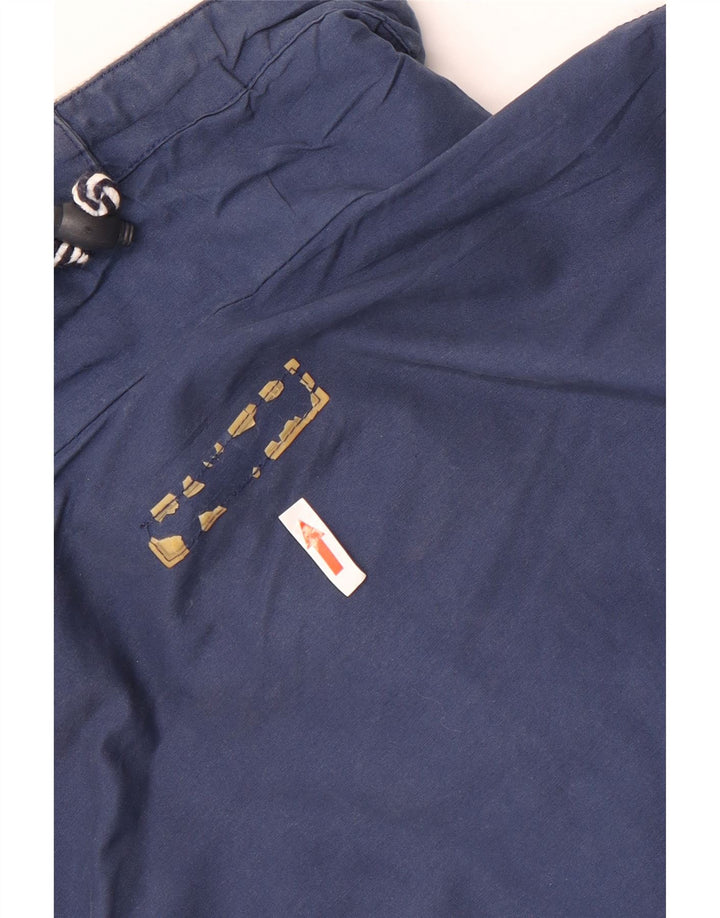 Damska kurtka wiatrówka oversize Invicta UK 16, duża niebieska, z blokami kolorów