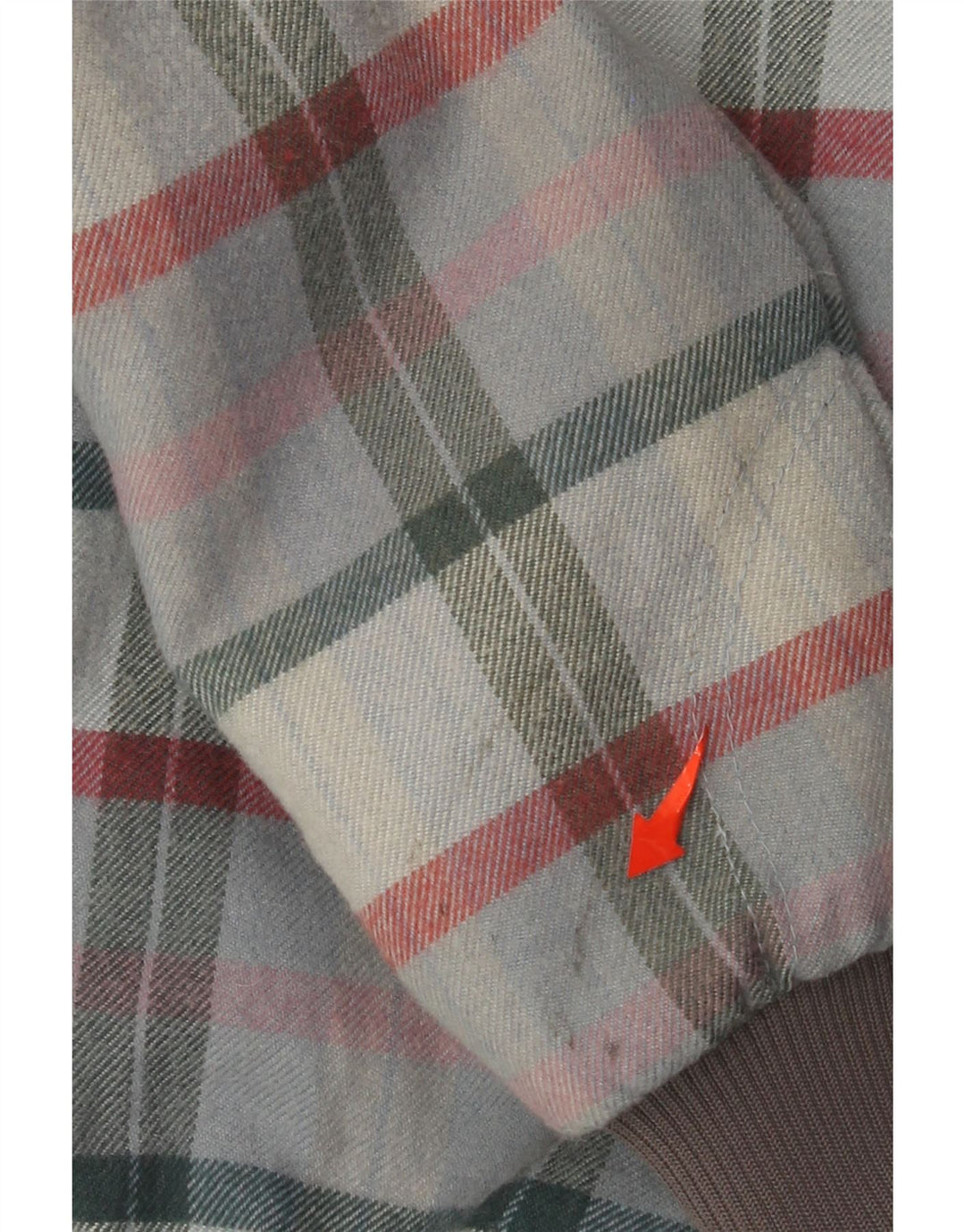 Męska kurtka bomberka Iguana UK 34 XS Szara wełniana krata