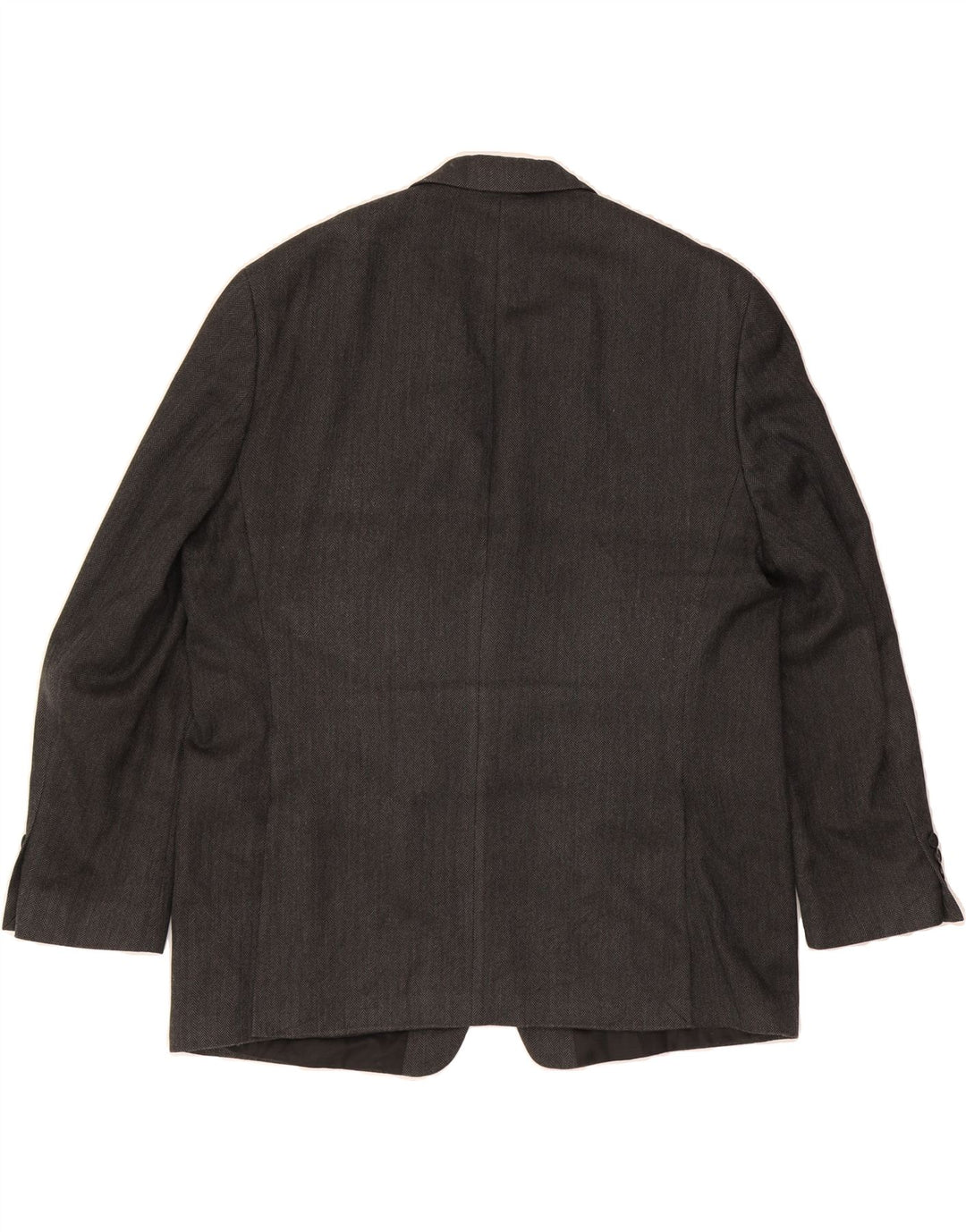 IZOD Mens 2 Button Blazer Jacket UK 40 Large Grey Herringbone Vintage Izod and Second-Hand Izod from Messina Hembry 