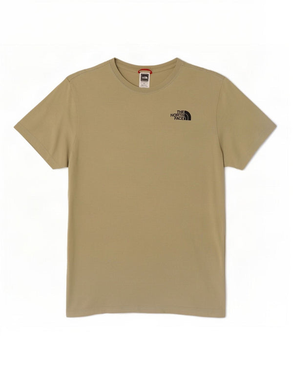 Męski T-shirt z grafiką The North Face, bawełniany kolor khaki