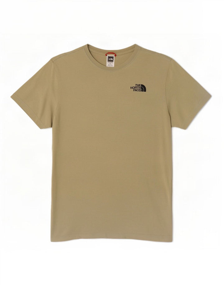 Męski T-shirt z grafiką The North Face, bawełniany kolor khaki