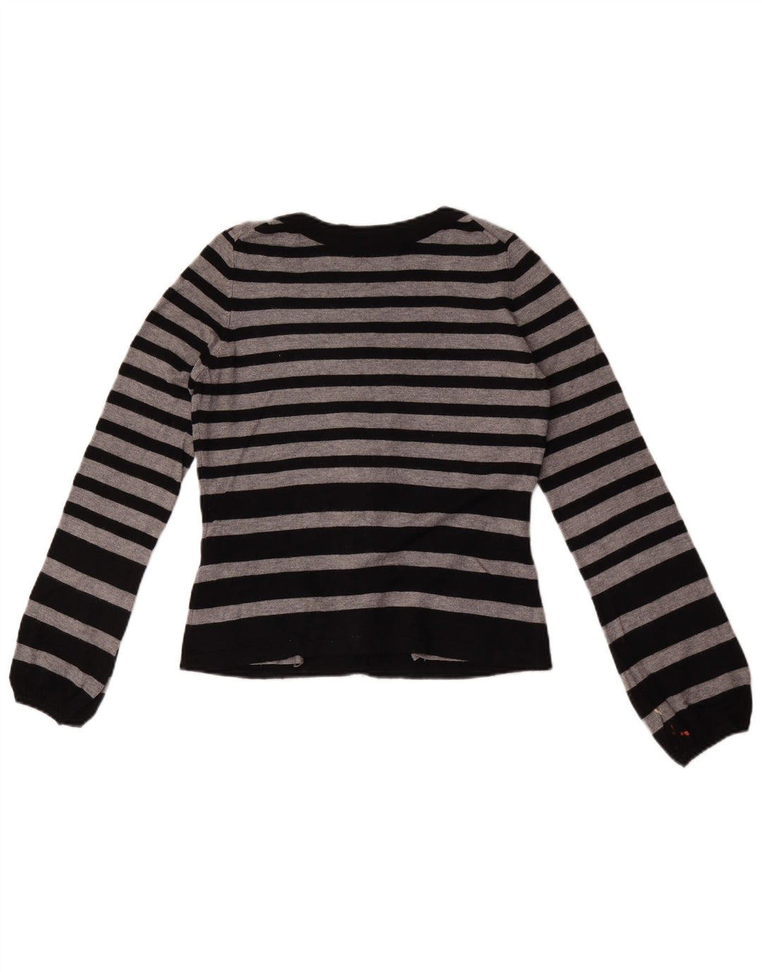 Marks & Spencer Damski sweter typu Crop Cardigan UK 8 w małe szare paski