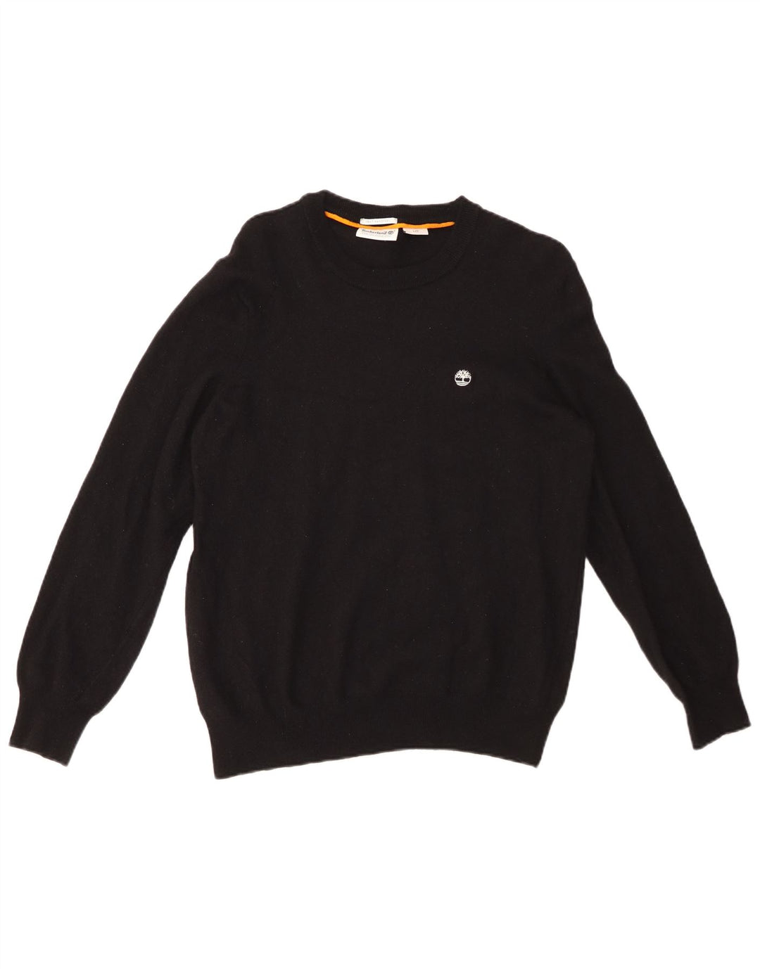 Damski sweter TIMBERLAND z okrągłym dekoltem UK 16, duża czarna wełna