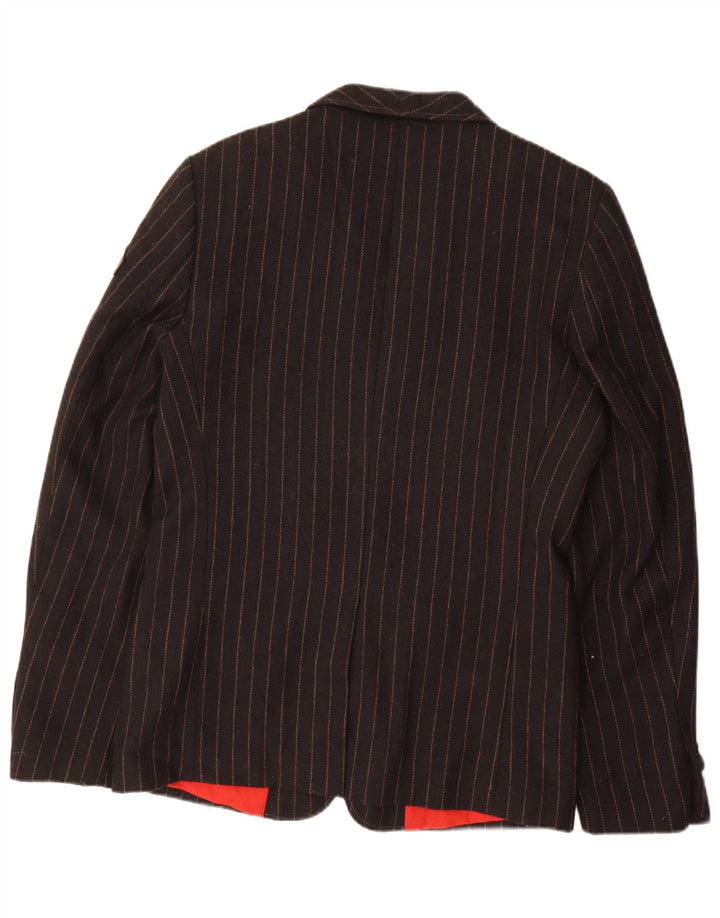 Męska marynarka Jack & Jones Graphic Blazer UK 38 w średnie czarne prążki