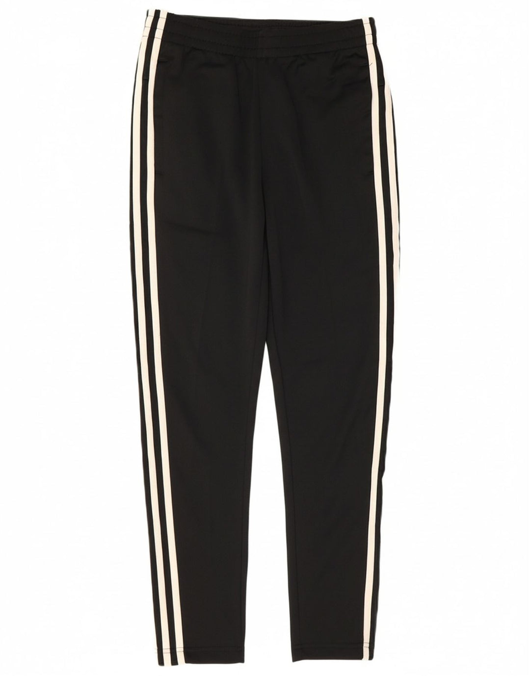 ADIDAS Boys Tracksuit Trousers 11-12 Years  Black Polyester