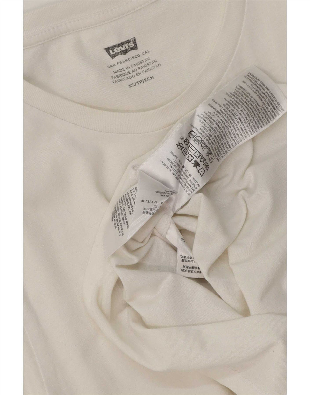 Męski T-shirt z grafiką Levi's Top XS, biały