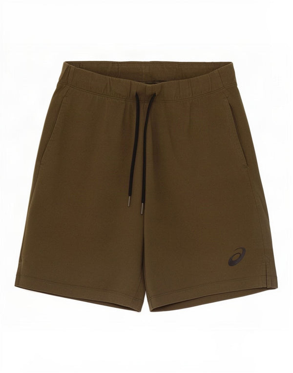 Damskie spodenki sportowe Asics UK 10, małe, bawełniane w kolorze khaki