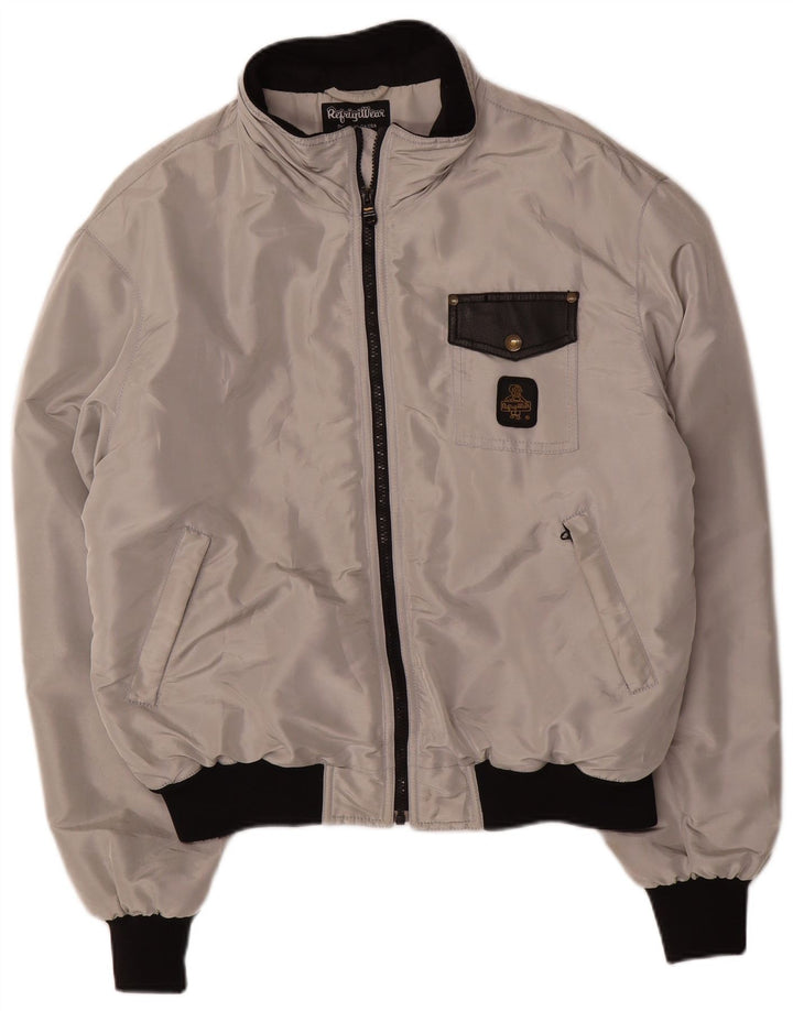 Kurtka męska Refrigiwear Cruz Bomber UK 42 XL, szary poliester