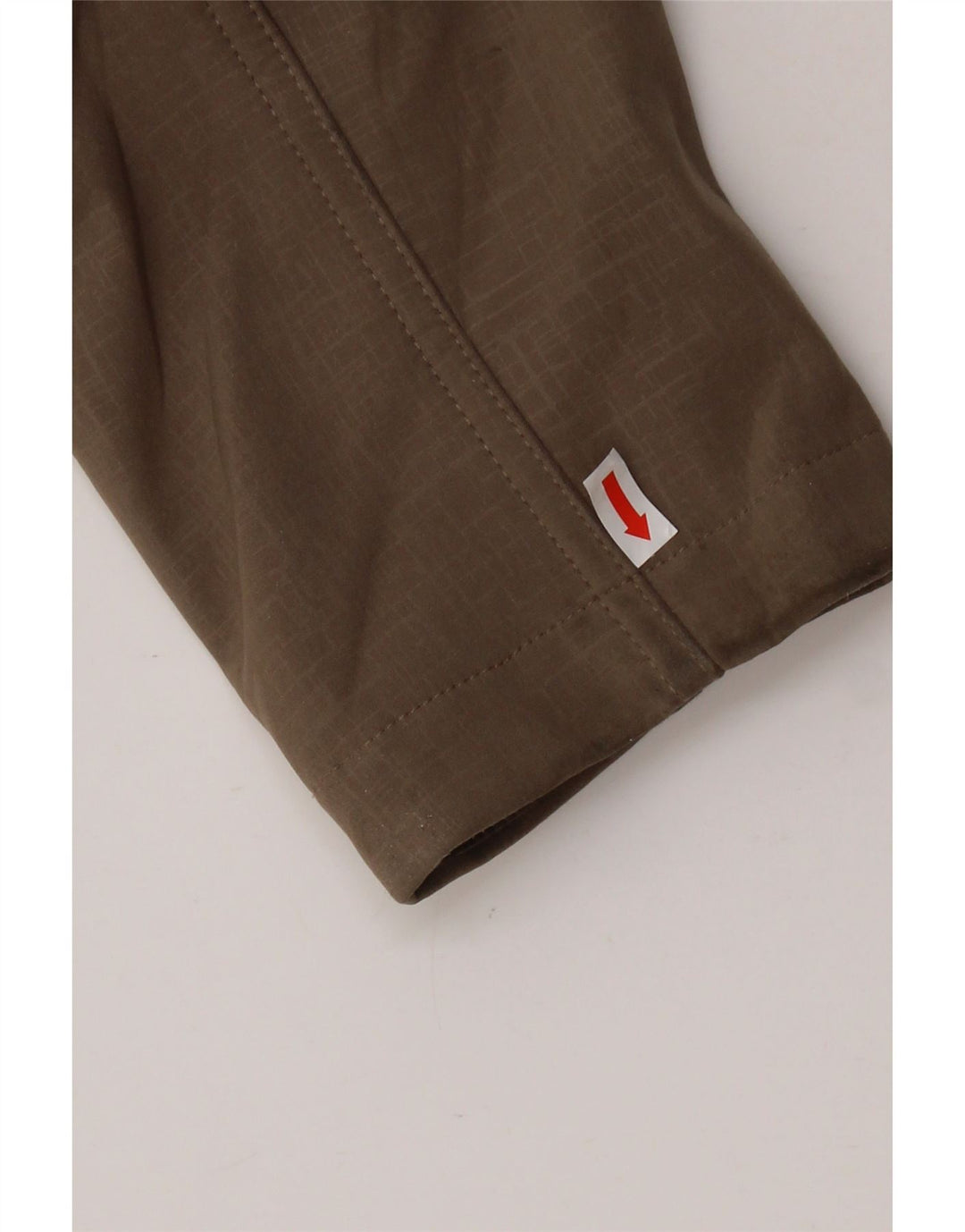 EDDIE BAUER Damski płaszcz wiatrówka z kapturem UK 16, duży beżowy poliester