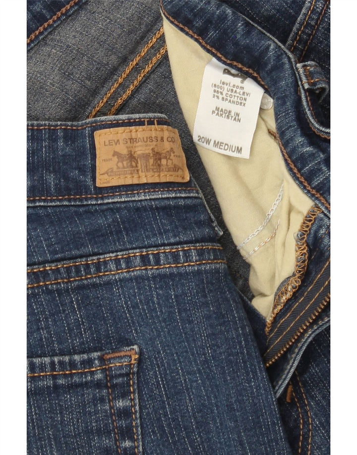 Damskie spodenki jeansowe LEVI'S 512 US 20 3XL W40 Niebieskie bawełniane