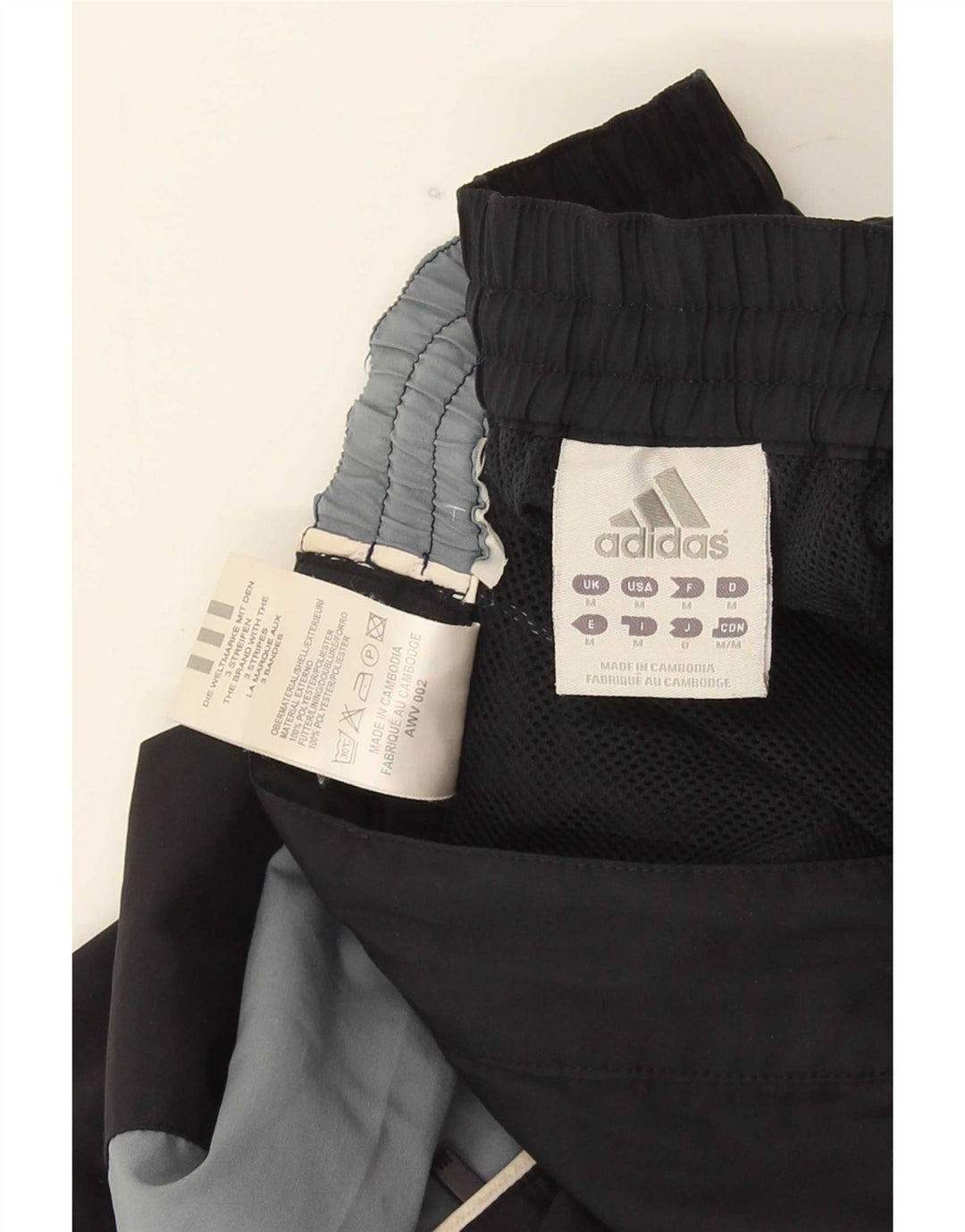 Męskie spodenki sportowe adidas Graphic Regular, średni czarny poliester z blokami kolorów