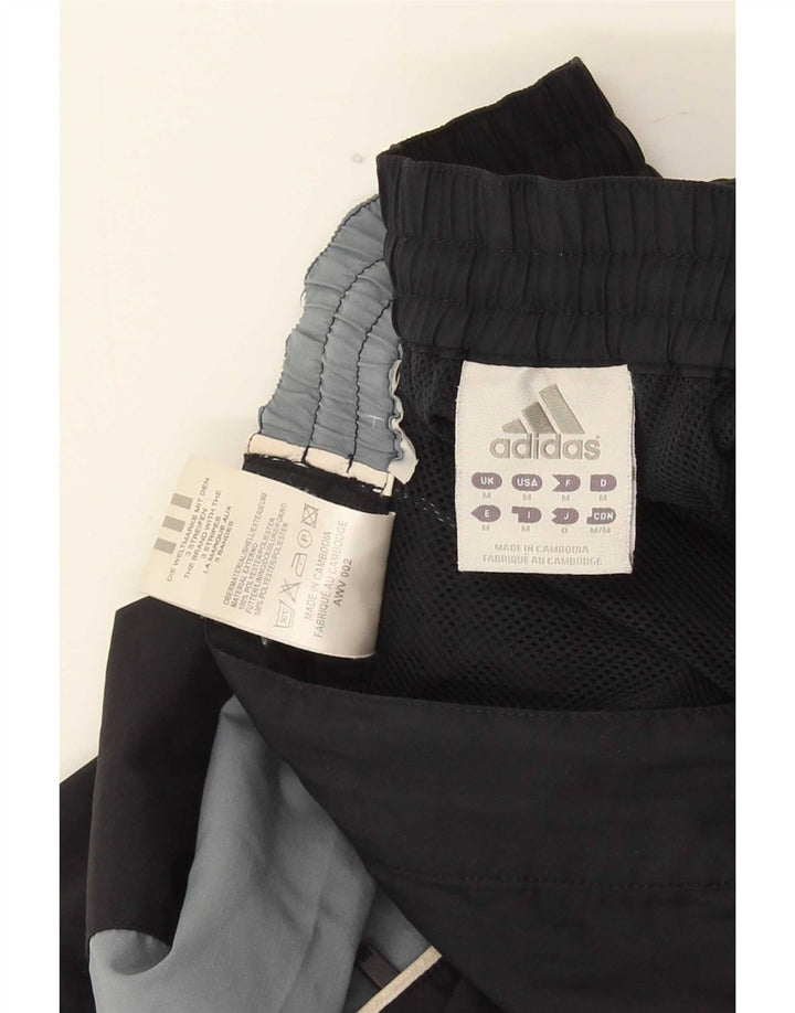 Męskie spodenki sportowe adidas Graphic Regular, średni czarny poliester z blokami kolorów