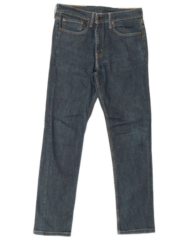 Męskie jeansy Levi's 511 Slim W34 L32 Niebieska bawełna
